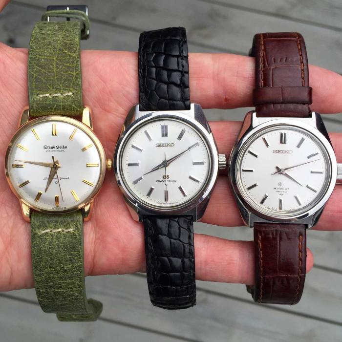 Vintage watches seiko